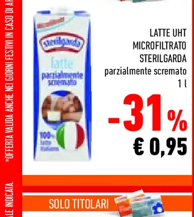 Latte UHT microfiltrato Sterilgarda