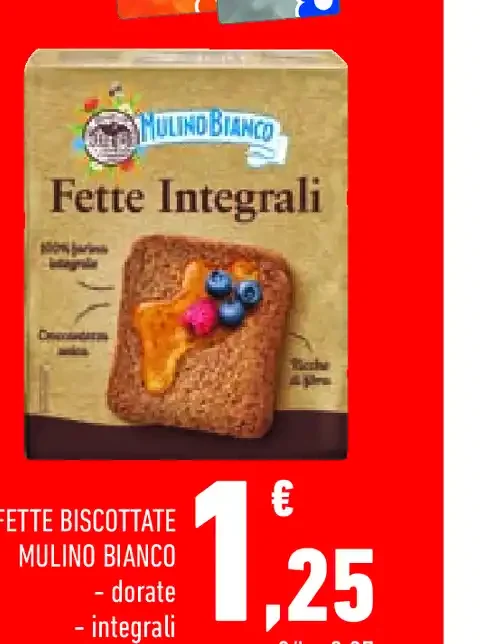 Fette biscottate Mulino Bianco