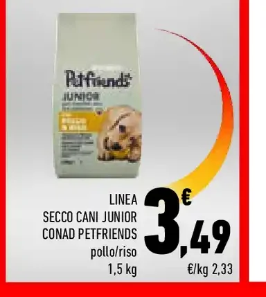 Secco cani Junior Conad Petfriends