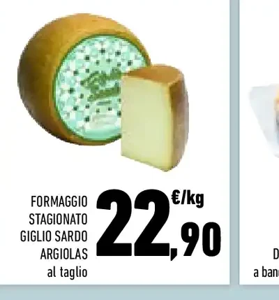 Formaggio stagionato Giulio Sardo Ariolas