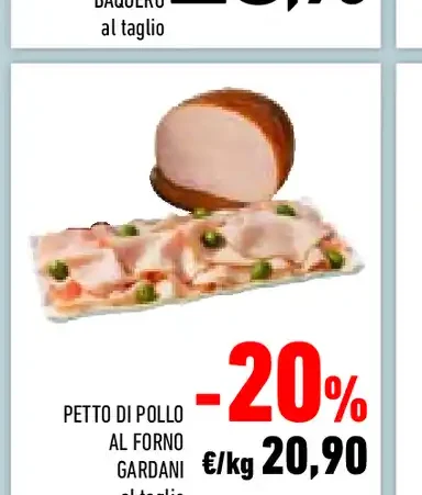 Petto di pollo al forno Gardani