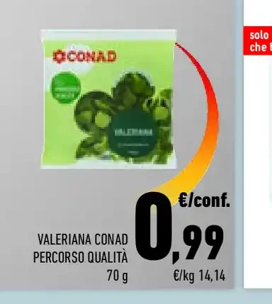 Valeriana Conad Percorso Qualità