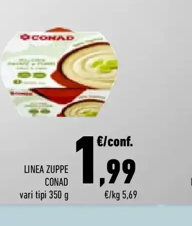 Linea zuppe Conad