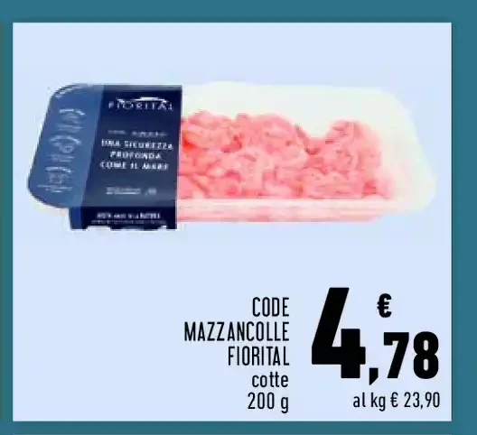 Mazzancolle Fiorital cotte