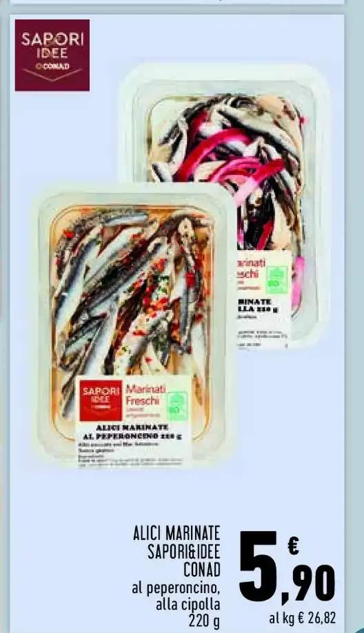 Alici marinate Sapori&Idee Conad