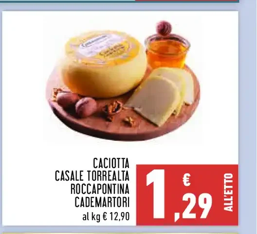Caciotta Torrelata Rocc apontina Cademartori