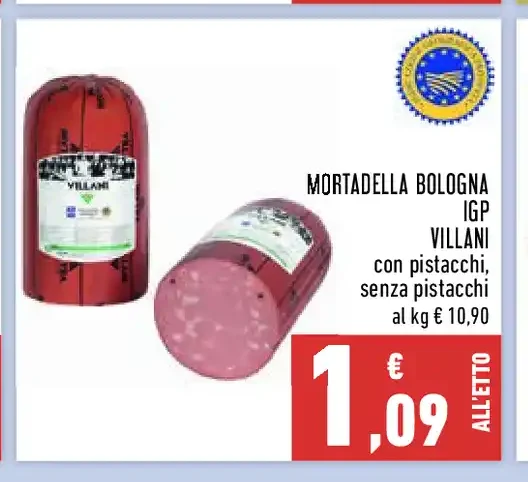Mortadella Bologna IGP Villani