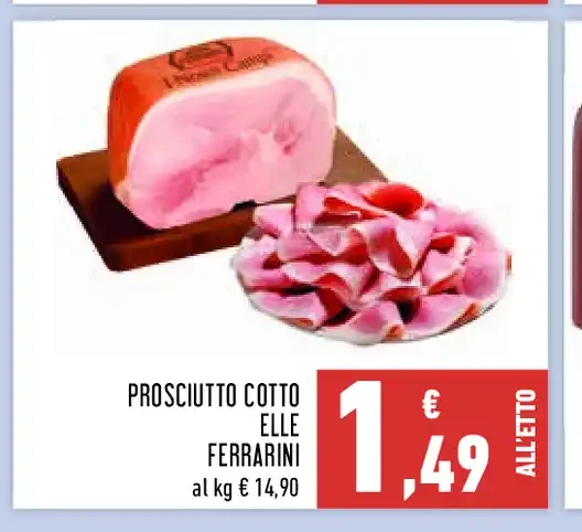 Prosciutto cotto Elle Ferrarini