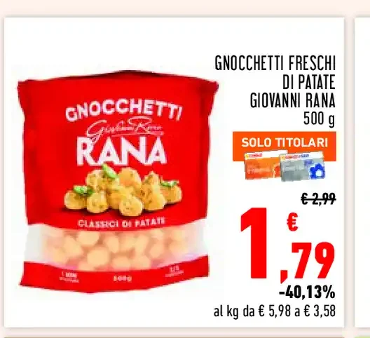Gnocchetti freschi di patate Giovanni Rana