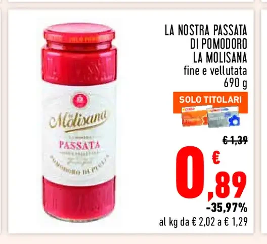 Passata di pomodoro La Molisana