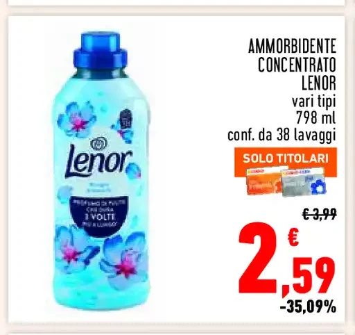Ammorbidente concentrato Lenor