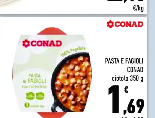 Pasta e fagioli Conad
