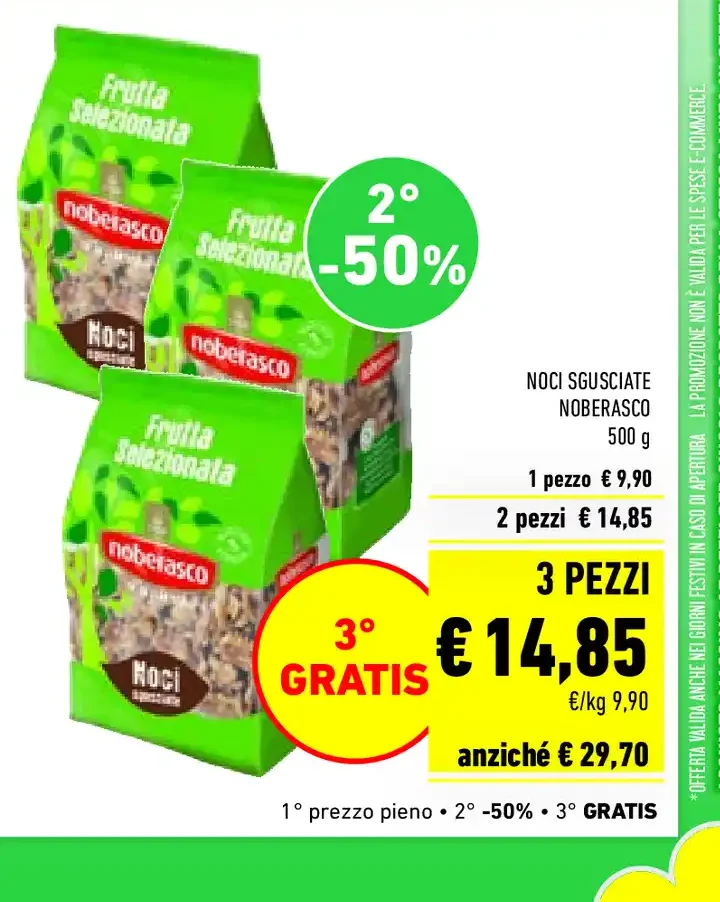 Noci sgusciate Noberasco 500 g