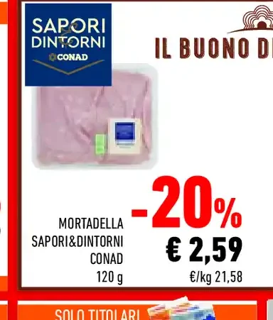 Mortadella Sapori&Dintorni Conad