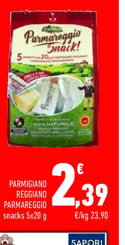 Parmigiano Reggiano Parmareggio snack