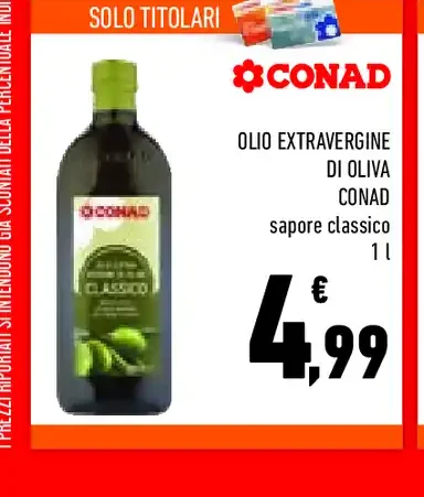 Olio extravergine di oliva Conad