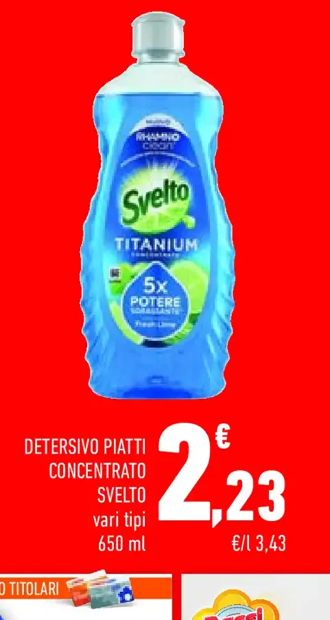 Detersivo piatti concentrato Svelto