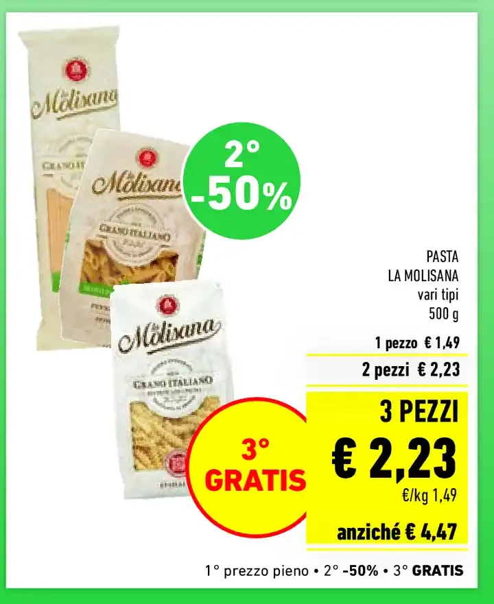 Pasta La Molisana vari tipi 500 g