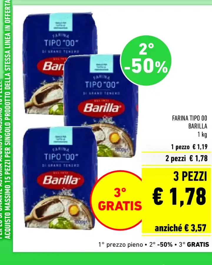 Farina tipo 00 Barilla