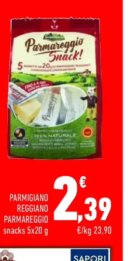 Parmigiano Reggiano Parmareggio Snack