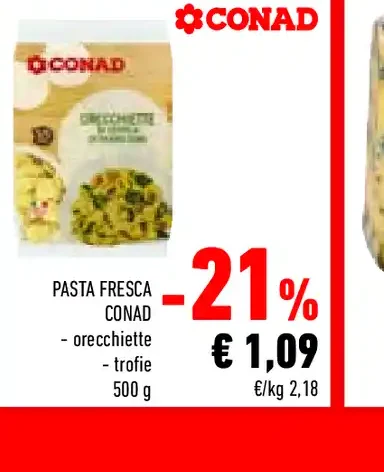 Pasta fresca Conad