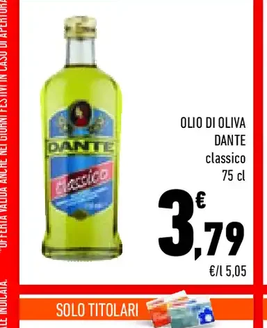 Olio di oliva Dante classico