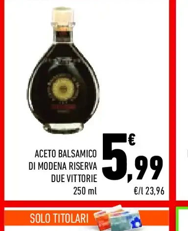 Aceto balsamico di Modena Riserva Due Vittorie