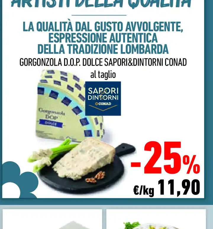 Gorgonzola DOP Dolce Sapori&Dintorni Conad