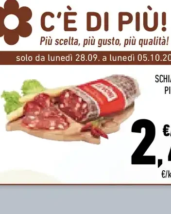 Schiacciata piccante Levoni