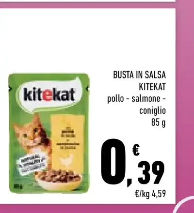 Busta in salsa Kitekat