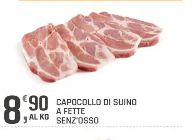 Capocollo di suino a fette senz’osso