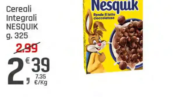 Cereali integrali Nesquik