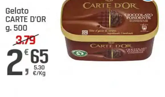 Gelato Carte d'Or