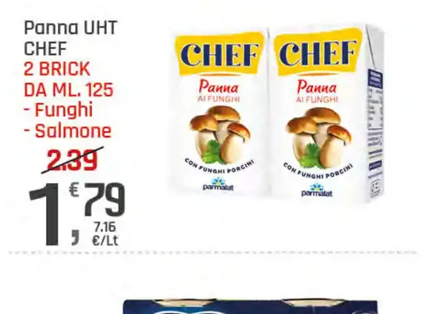 Panna Chef ai funghi o salmone
