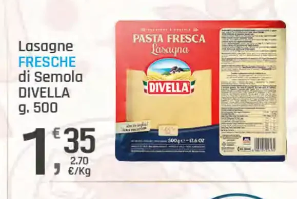 Lasagne fresche di semola