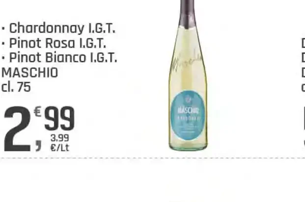 Vino bianco o rosato Maschio