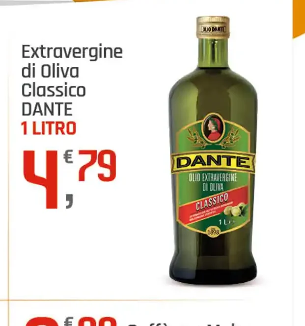 Olio extravergine di oliva classico Dante