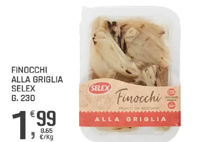 Finocchi alla griglia Selex