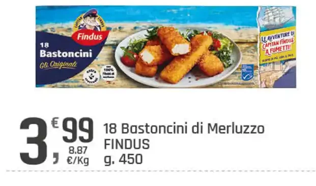Bastoncini di merluzzo