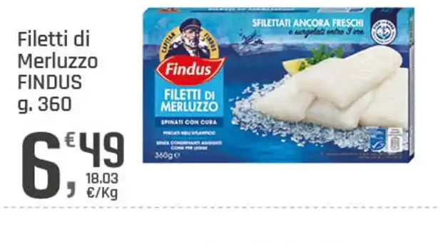 Filetti di merluzzo