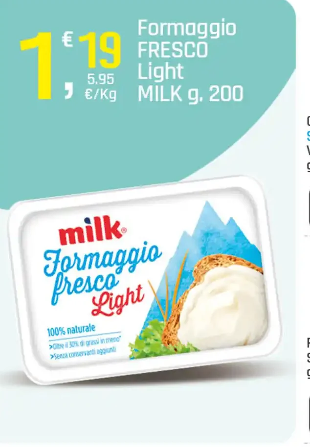 Formaggio fresco light