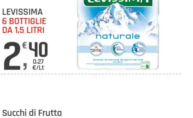 Acqua naturale