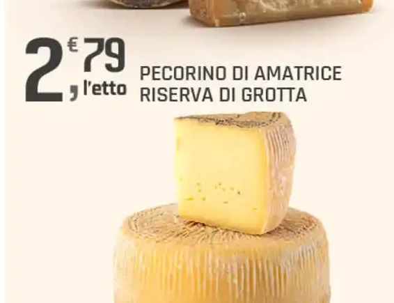 Pecorino di Amatrice riserva di grotta