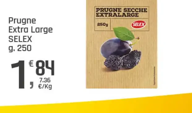 Prugne extra large