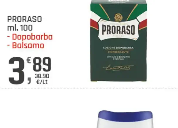 Proraso dopobarba o balsamo