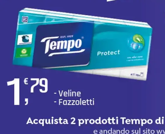 Tempo Protect fazzoletti