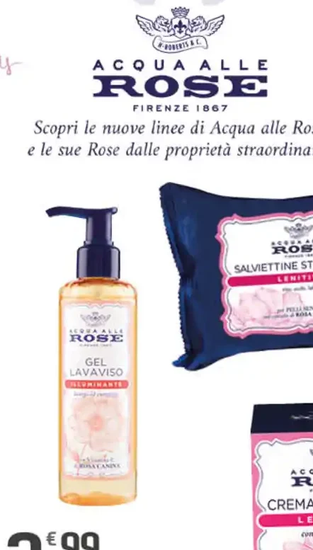 Acqua alle Rose gel lavaviso