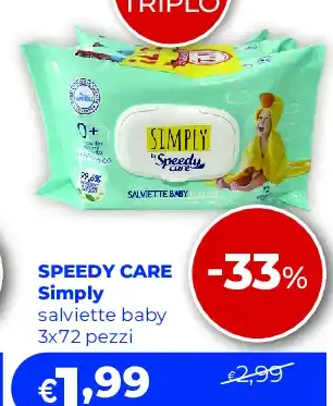 Speedy Care Simply salviette baby