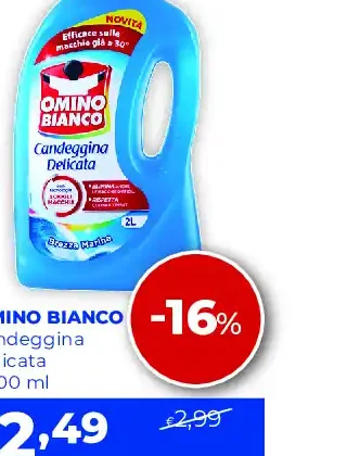 Omino Bianco candeggina delicata