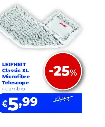 Microfibre Telescope ricambio